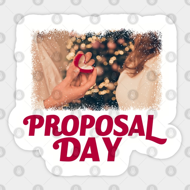 March 20th - Proposal Day Sticker by fistfulofwisdom